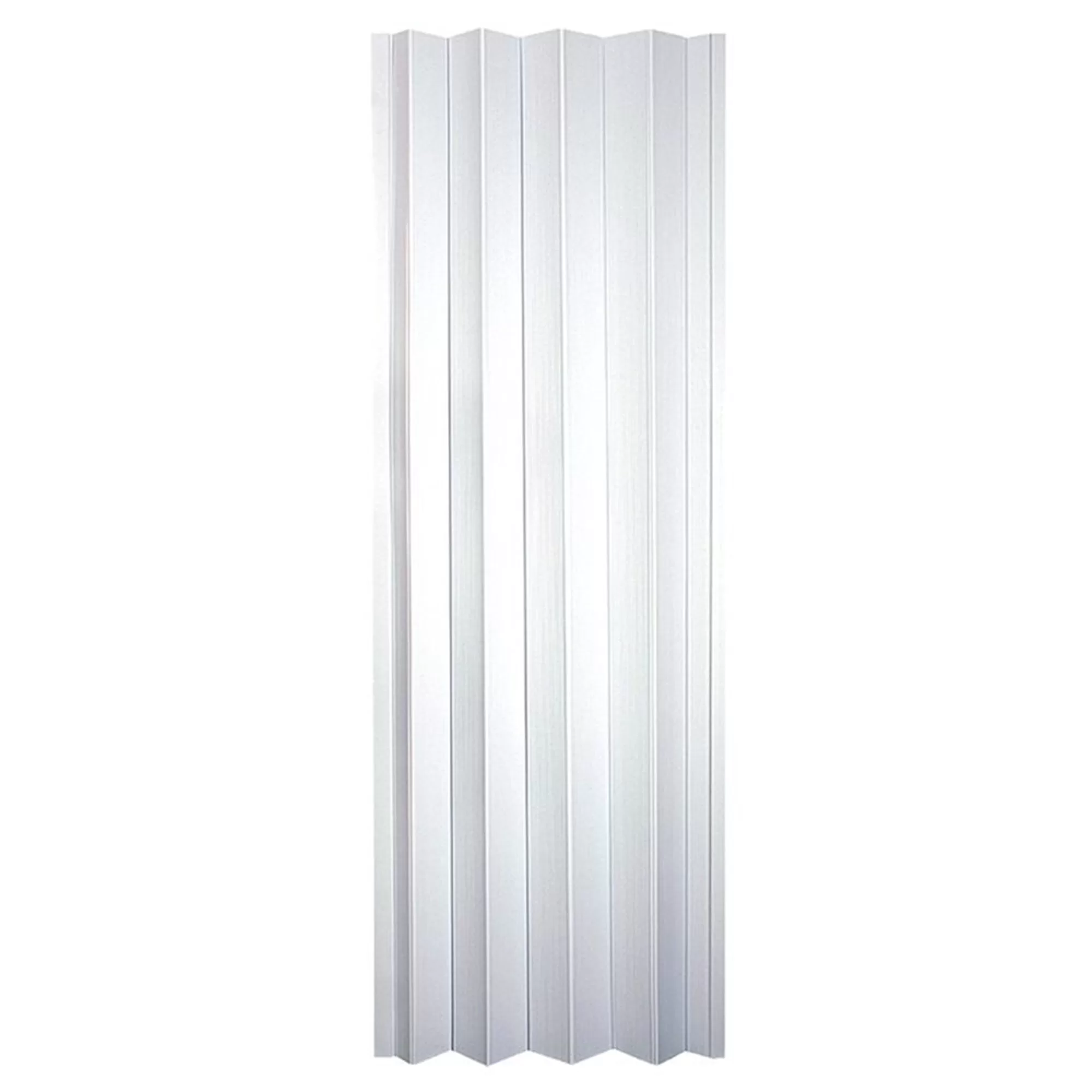 LTL Home Products 36 Inch x 80 Inch Frost White Vinyl Accordion Door and Hardware