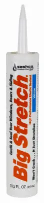 Big Stretch White Acrylic Caulk 10.5 oz Pack 12 Flexible Sealing