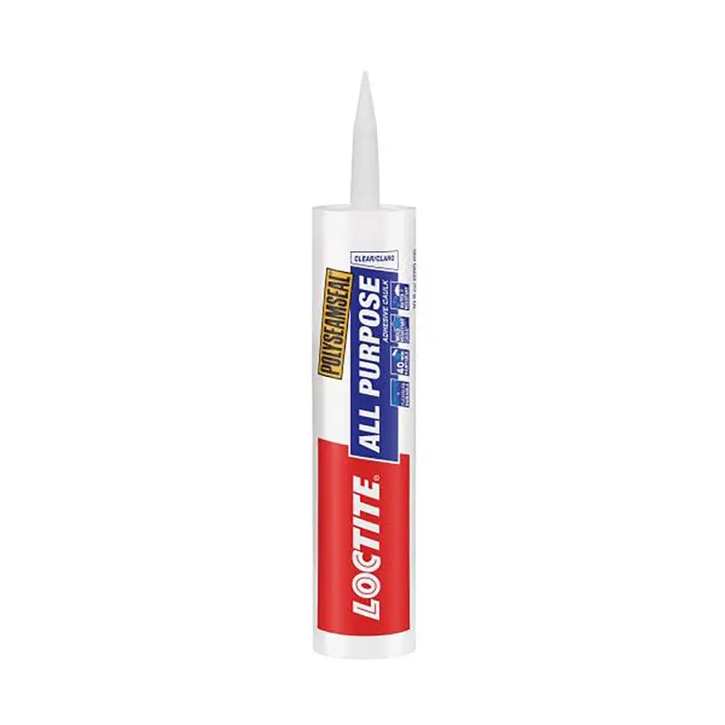 Loctite Polyseamseal Clear Acrylic Latex Adhesive Caulk 10 oz Pack 12 Versatile Bonding