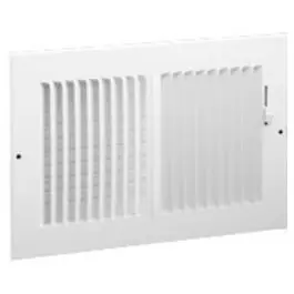 12 x 6-Inch 2-Way White Ceiling or Sidewall Diffuser Various