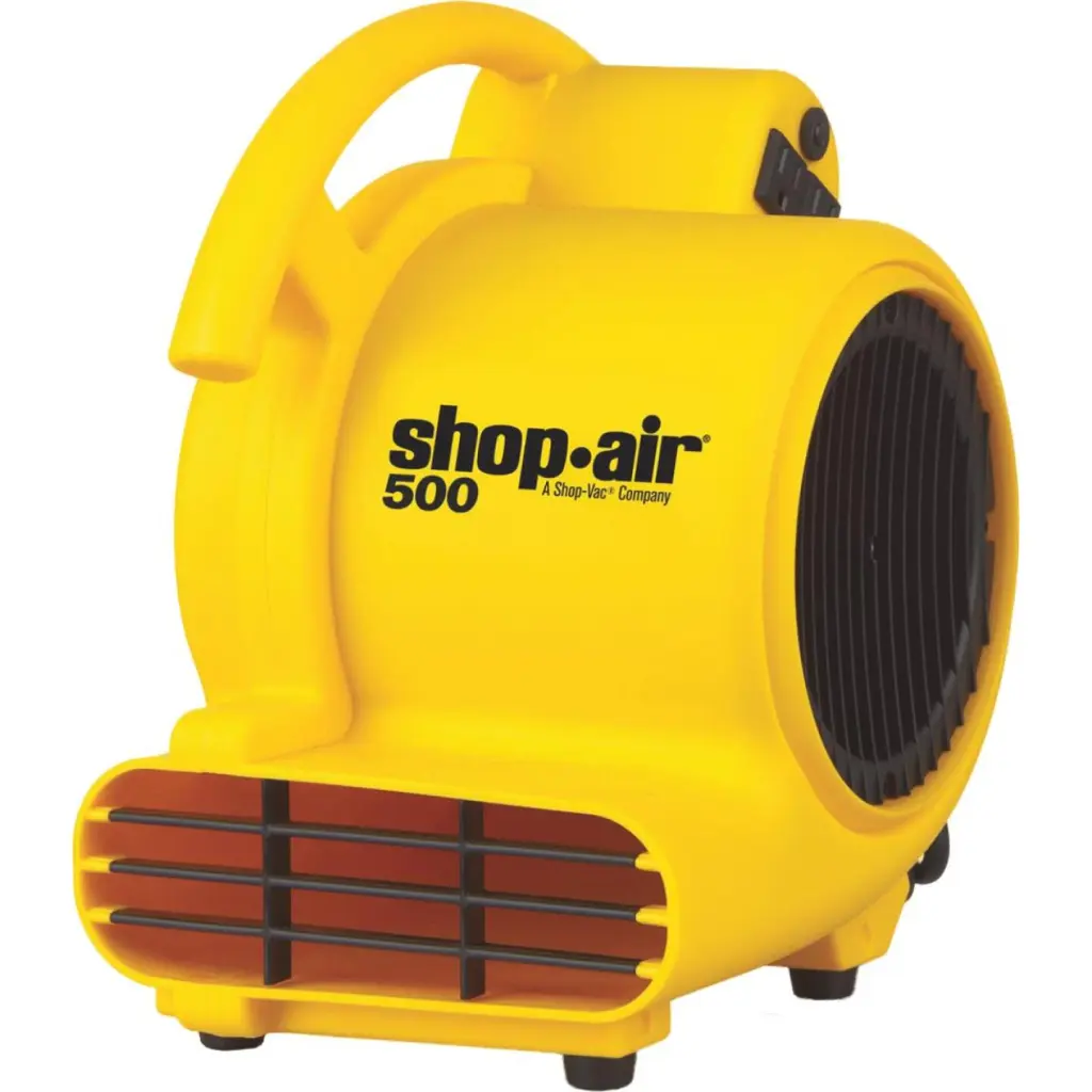 Shop Vac Shop-Air 3-Speed 3-Position 500 CFM Air Mover Blower Fan Drying and Ventilation Shop-Vac