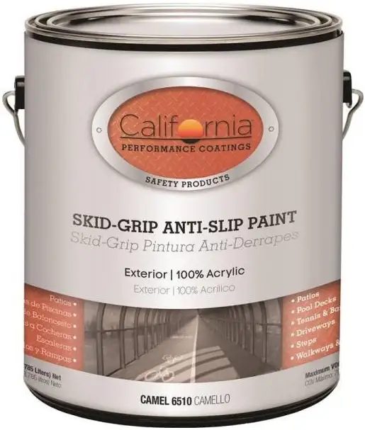 California Paints Skid Grip Anti-Slip Paint 1 Gallon F06510-1