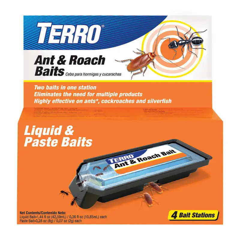TERRO Ant and Roach Bait Station Pack 10