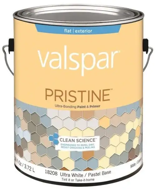 Valspar 18-5221-70 BPS Exterior Latex Barn Fence Ranch Paint 1 Gallon White