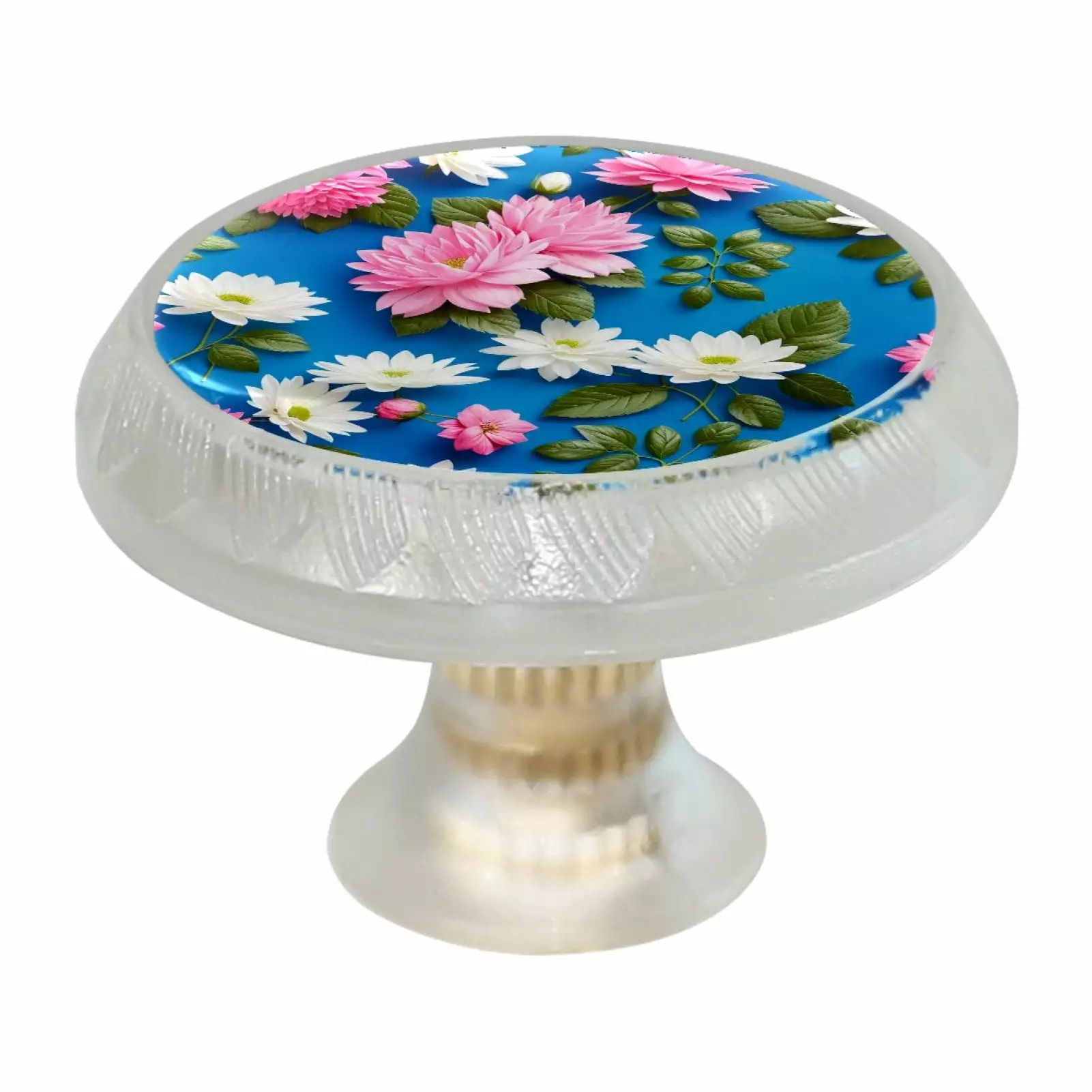 4 Pack Rose Flowers Bouquet Cabinet Knobs Door Knob Kitchen Drawer Pulls Dresser Knobs TFCOCFT
