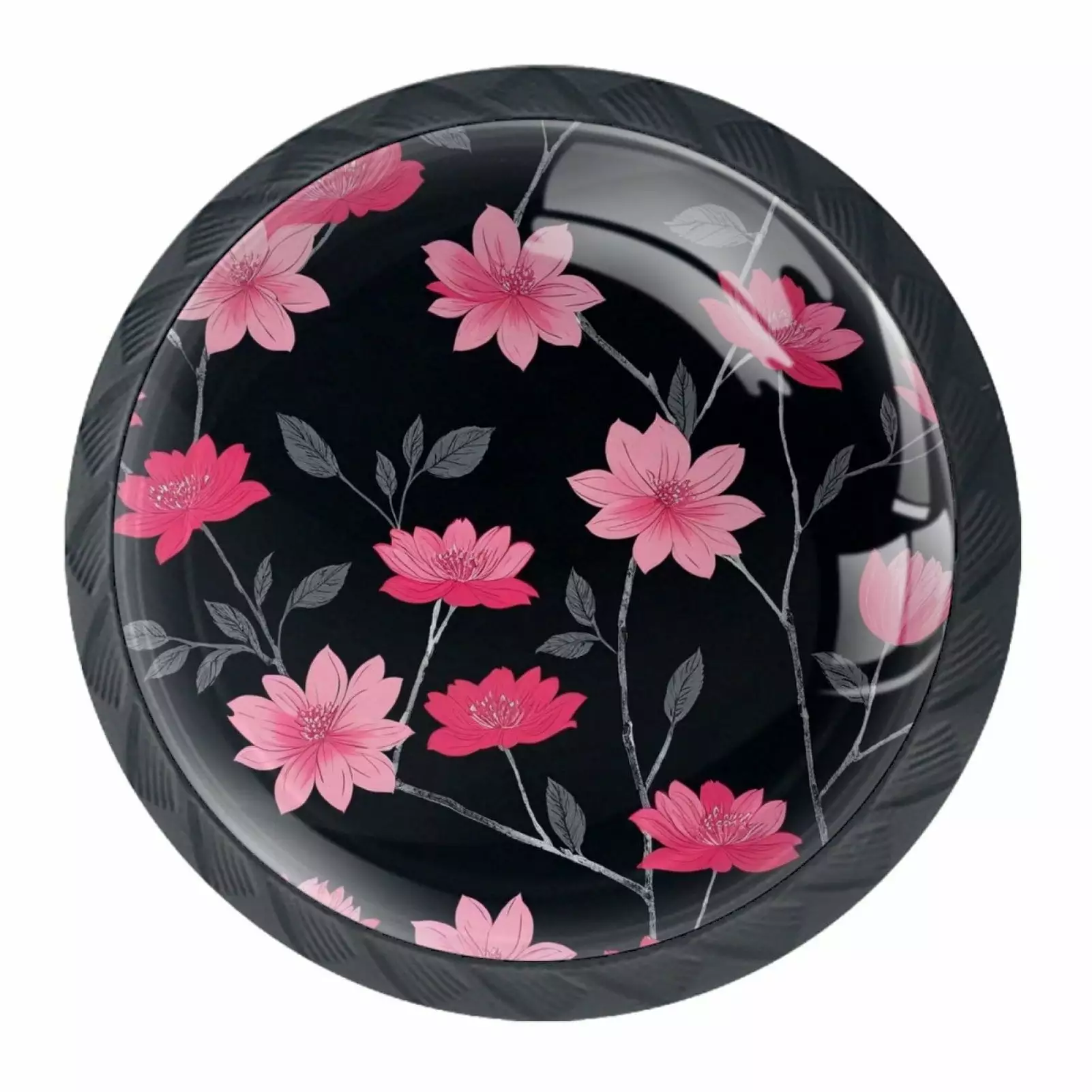 4 Pack Small Flowers Twig Cabinet Knobs Door Knobs Dresser Drawer Pulls TFCOCFT