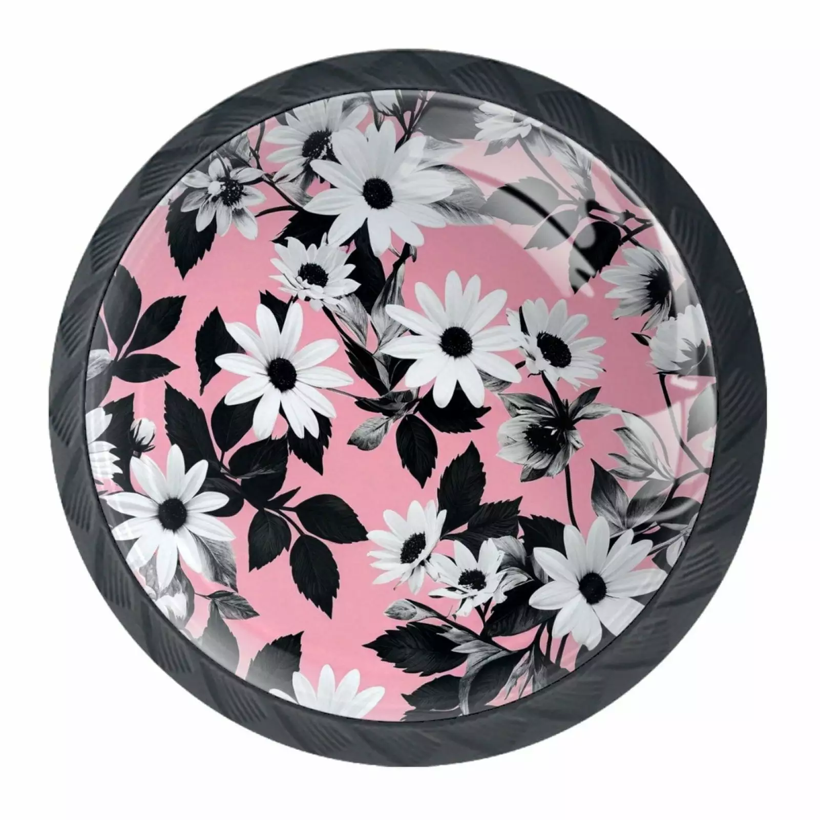 4 Pack Twig Flowers Branch Cabinet Knobs Door Knob Kitchen Drawer Pulls Dresser Knobs TFCOCFT