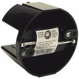 4-Inch Round Non-Metallic Ceiling Fan & Fixture Saddle Box Secure Mounting Raco