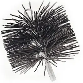 8-Inch Black Polypropylene Chimney Brush Large Chimney Flues Various