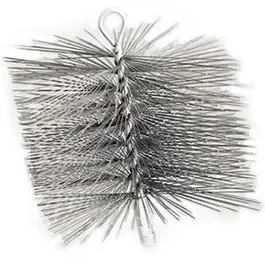 8 x 8-Inch Square Wire Chimney Brush Heavy Duty Soot Remover Various