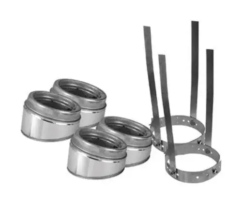 AmeriVent 8HS-RCS Round Vent Cap Stainless Steel Chimney