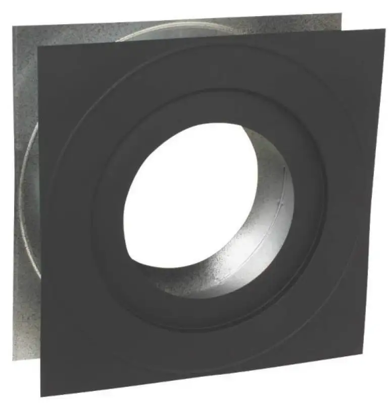 AmeriVent 8HS-WTP Chimney Wall Thimble 3 Wall 8 Inch Installation