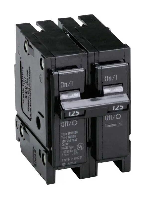 Eaton Cutler-Hammer 125 Amp Plug 2-Pole Circuit Breaker Electrical Panel Replacement