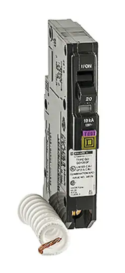 Square D QO120DFC Single Pole Circuit Breaker 20 Residential Use