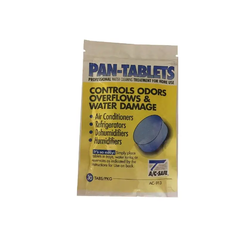 /C Safe Air Conditioner Pan Cleaner Tablets 30 ct Pack 12 Effervescent Cleaning Tablets AC-Safe