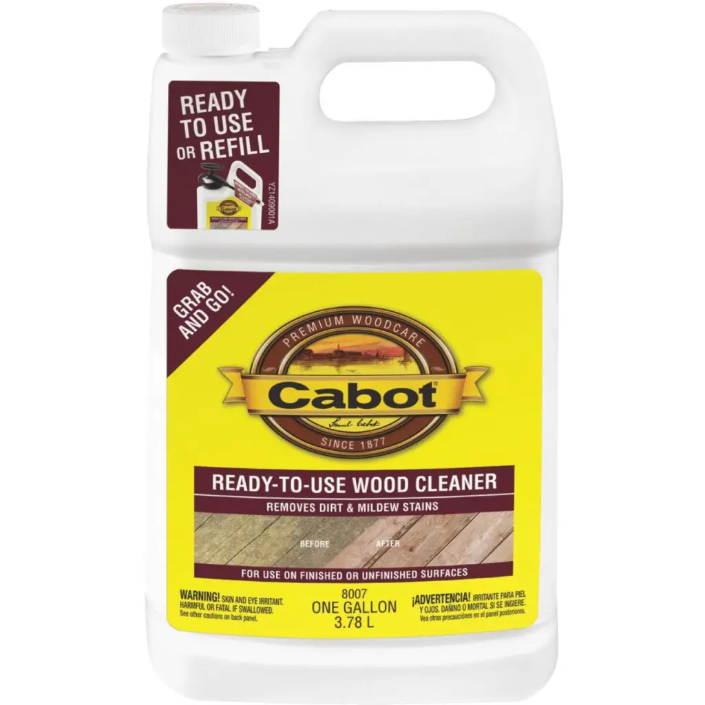 Cabot 1 Gallon Ready-To-Use Wood Cleaner Decks and Siding