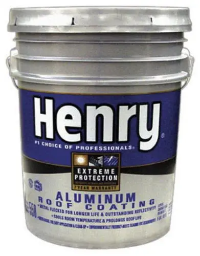 Enviro Premium Roof Coating 5 Gallon High-Quality Roof Sealant Henry