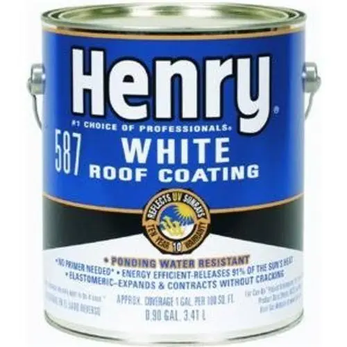 EnviroWhite Roof Coating 5 Gallon White Reflective Roof Paint Henry