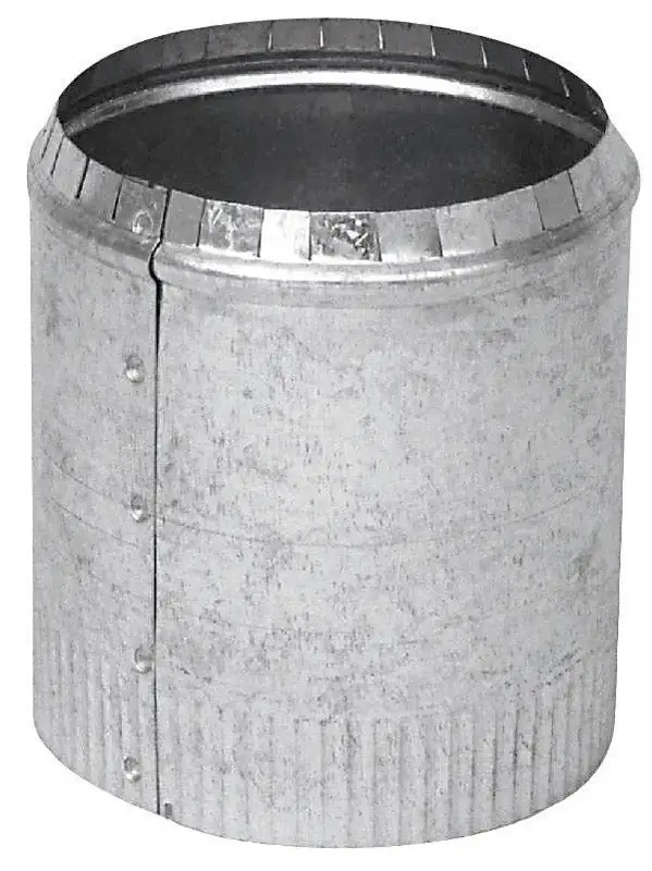 Imperial Manufacturing 7 . Dia. 28 Ga. Galvanized Steel Round Starting Collar Pack 10