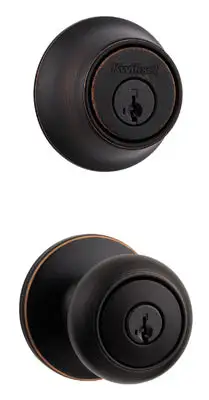 Kwikset 690-CV-11P-CP-K6 Cove Entry Combo Pack Venetian Bronze