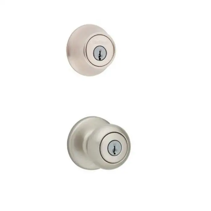 Kwikset 690CV-15-CP-K6 Cove Entry Combo Pack Satin Nickel