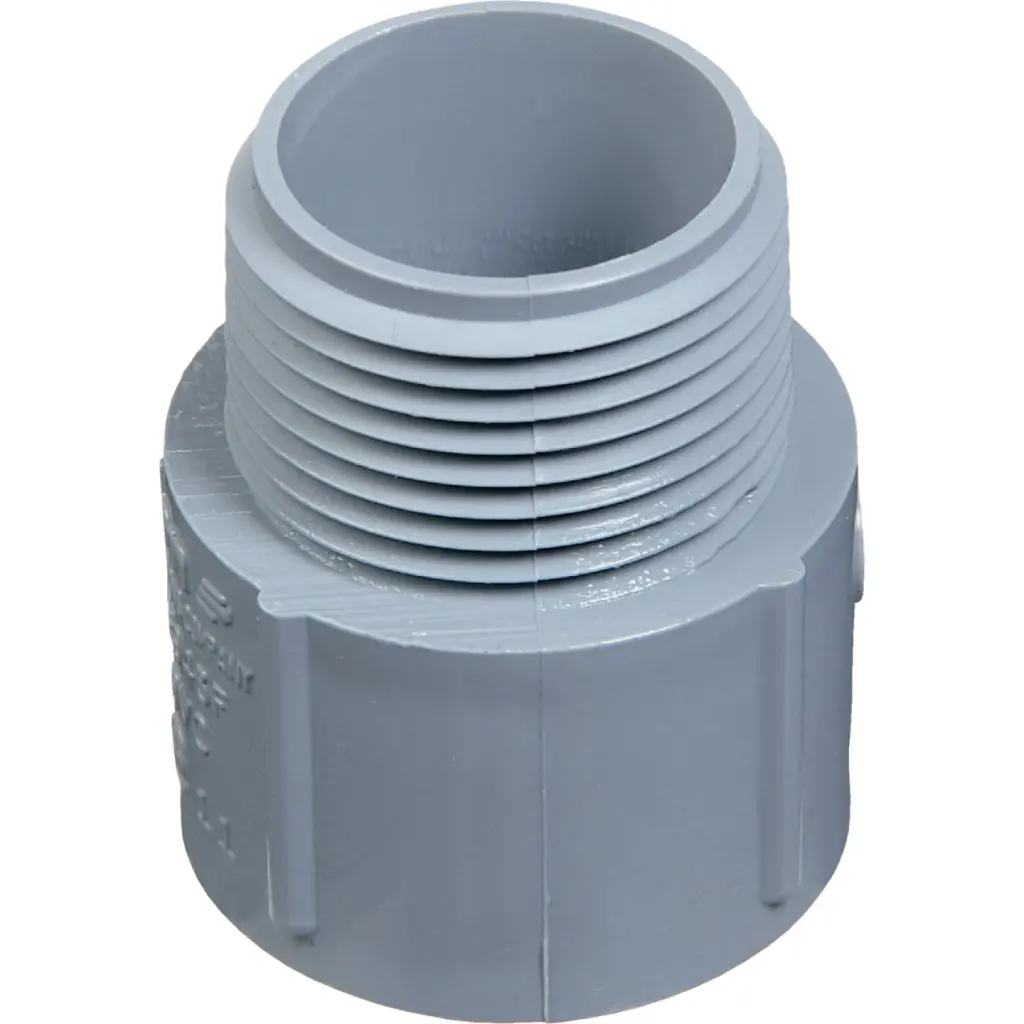 Carlon 1-Inch Male Threaded and Socket Terminal Adapter Conduit Connections