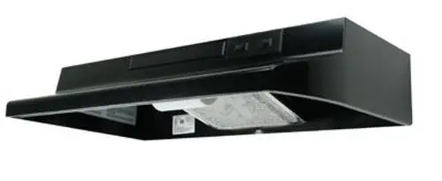 Air King AV1306 Convertible Range Hood 30 Inch Black Kitchen