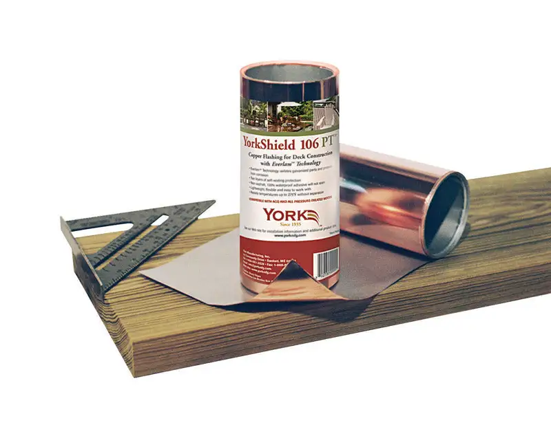 York 106 PT 8 . W X 720 . L Copper Flashing Roofing and Construction