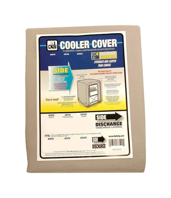 Dial 45 H X 40 W Gray Polyester Evaporative Cooler Cover