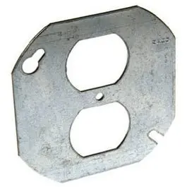 4-Inch Duplex Receptacle Octagon Cover Electrical Outlets Various