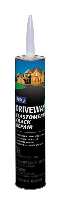 Henry Black Asphalt Rubber-Based Driveway Crack Repair 10.1 oz Pack 24