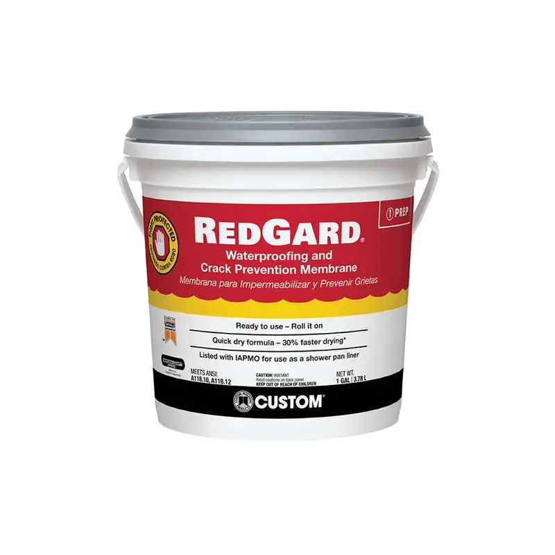 Custom Building Products RedGard Ready to Use Pink Waterproofing and Crack Prevention 1 Gal Pack 2