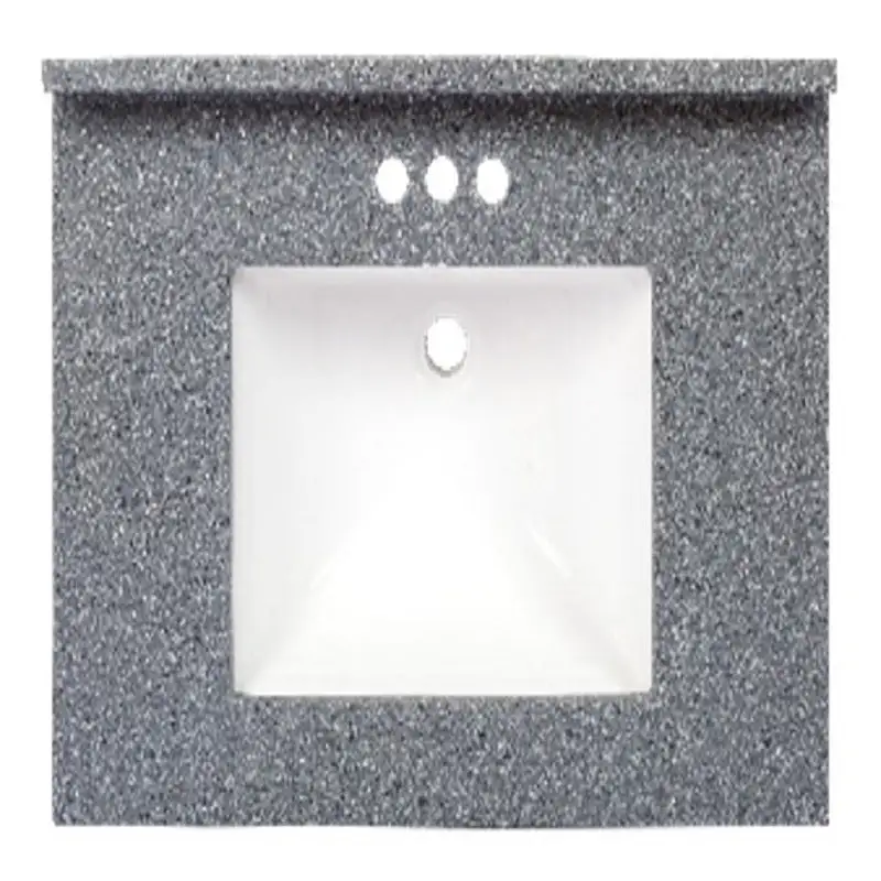 Arstar Charlotte Cultured Marble Vanity Top 31 . W Midnight Chrome