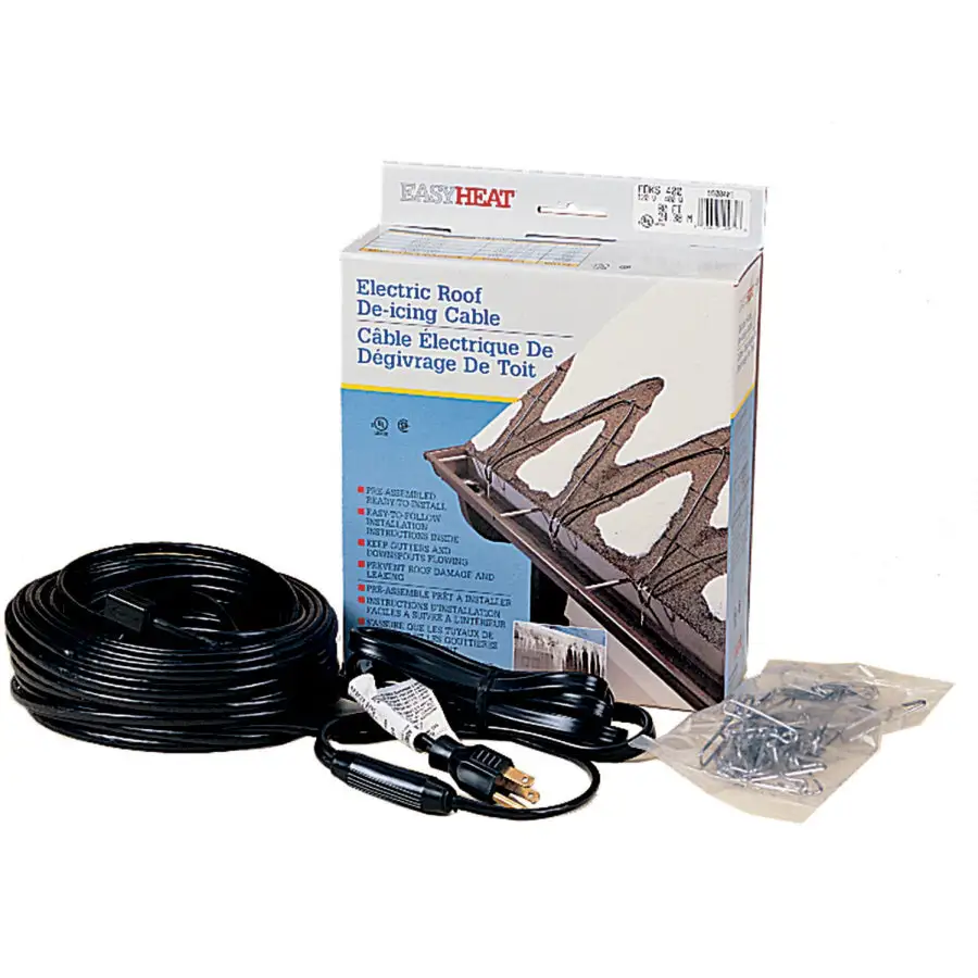 Easy Heat ADKS-1000 1000W 200 Foot Roof & Gutter De-Icing Cable