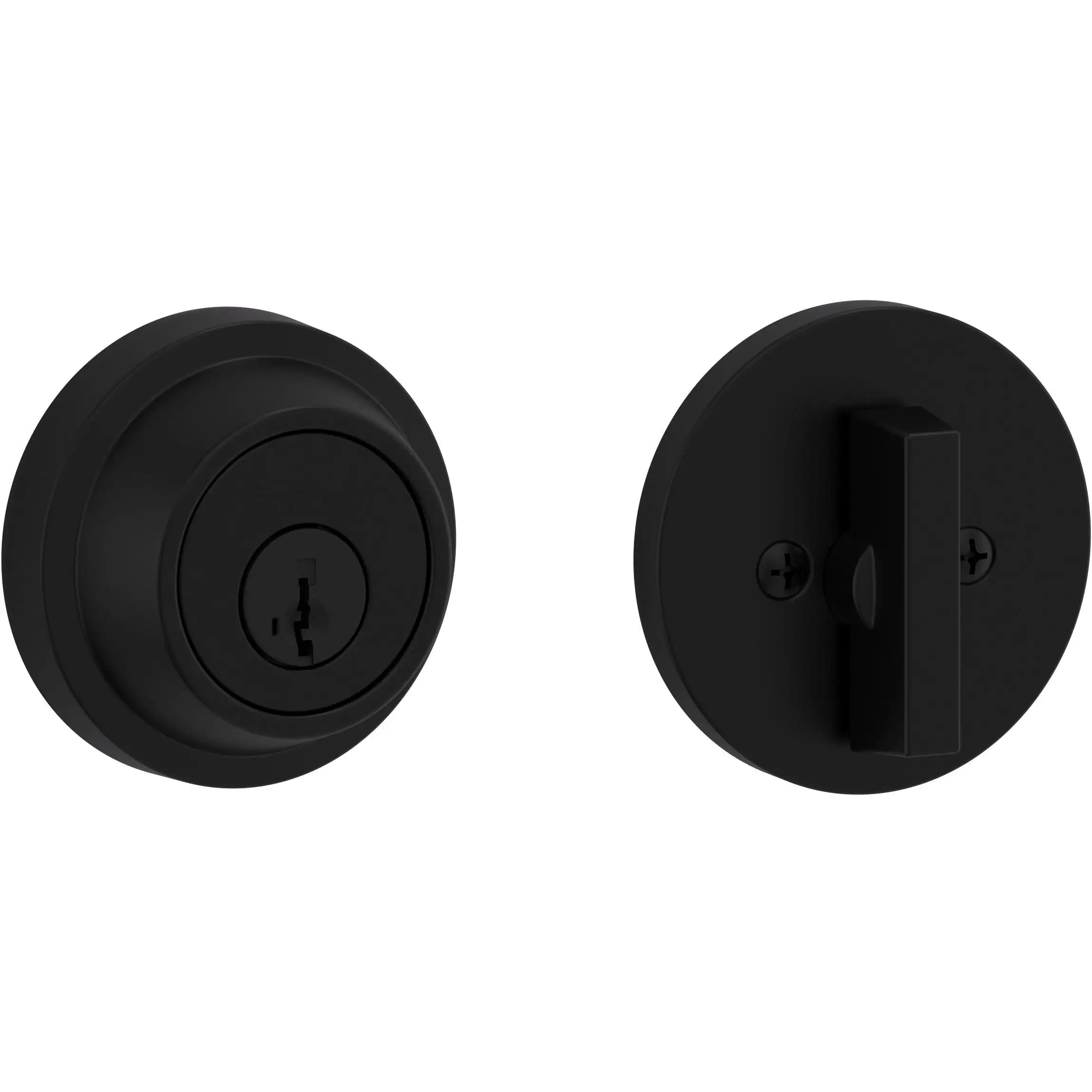 660 RDT 514 SMT RCAL RCS K3 Contemporary 1-Cylinder Deadbolt Matte Black