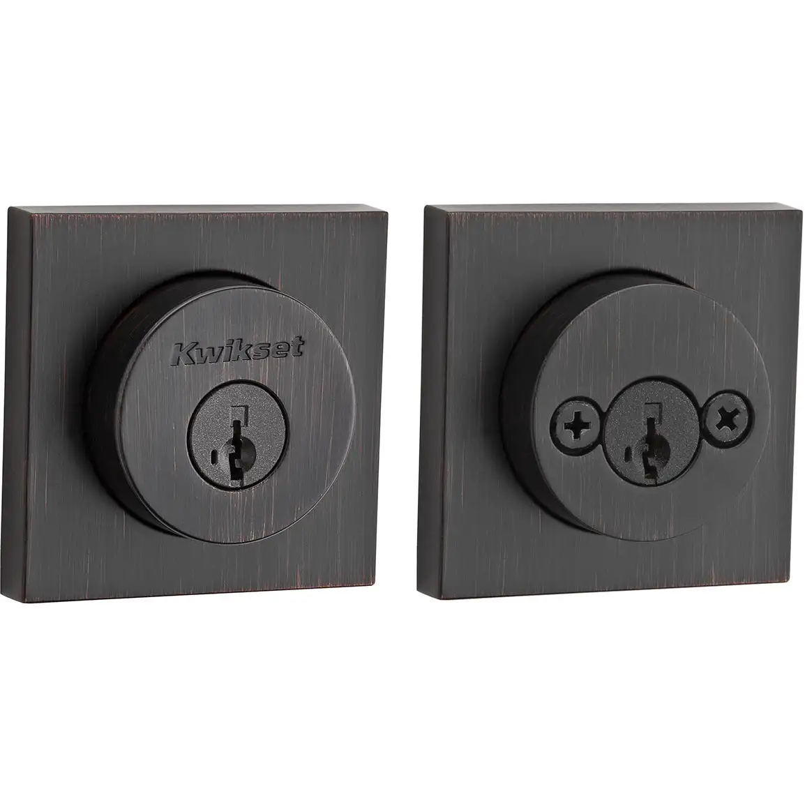 780 L03 SCAL SCS K3 1-Cylinder Deadbolt Lifetime Brass
