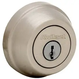 782 15 UL SCAL SCS K3 1-Cylinder Deadbolt Satin Nickel