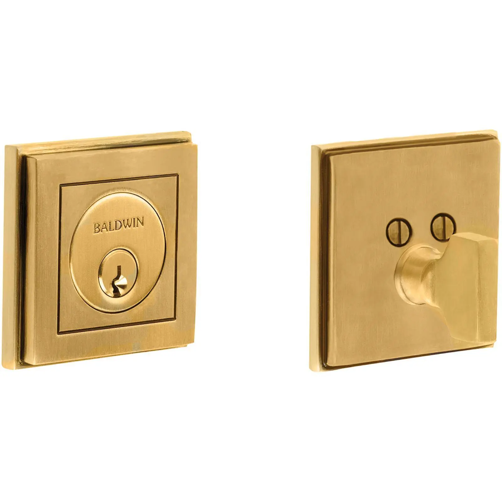 8260.044 1-Cyl Deadbolt - Lifetime Satin Brass Finish