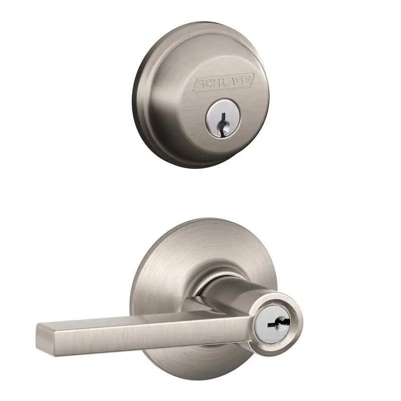 Schlage Latitude Satin Nickel Single Cylinder Deadbolt
