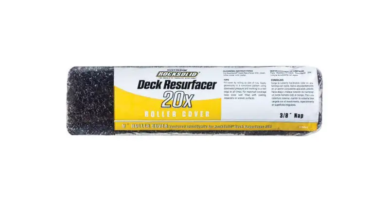 RockSolid Deck Resurfacer 20X 9 Inch Paint Roller Cover Pack 6 Rust-Oleum