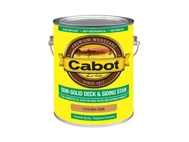 Cabot Semi-Solid Deck & Siding Stain New Cedar 1 Gallon