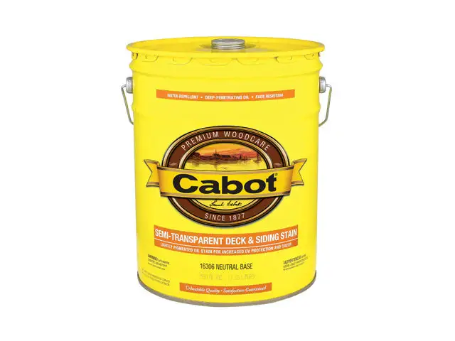 Cabot Semi-Transparent Deck & Siding Stain Neutral Base 1 Gallon