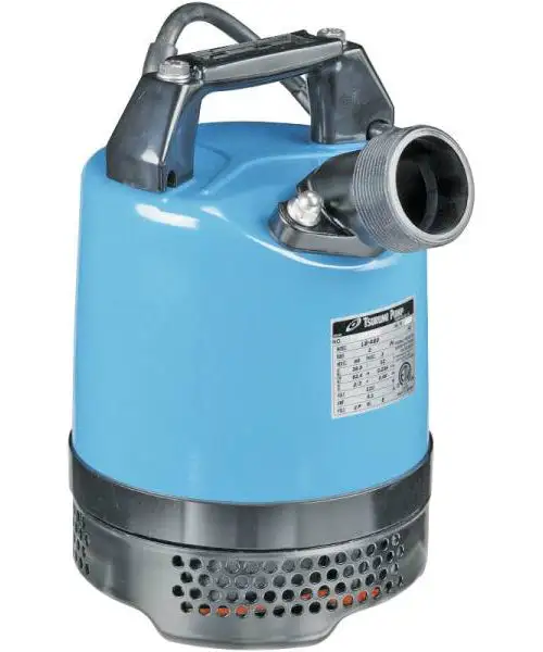 Tsurumi LB-480-62 Compact Submersible Dewatering Pump 2 Inch 2/3 HP Water Pump
