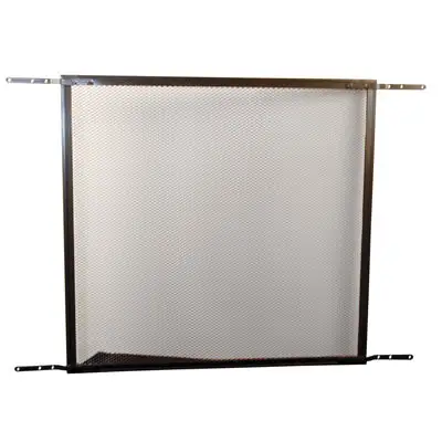 Slide-Co PL-15934 Aluminum Screen Door Grill 24 Inch Dark Brown Finish