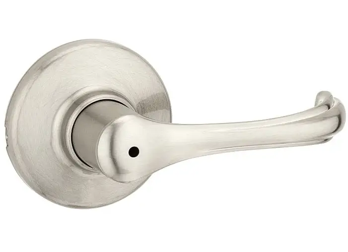 Kwikset 300DNL-15 Dorain Door Lever Lockset Metal Satin Nickel
