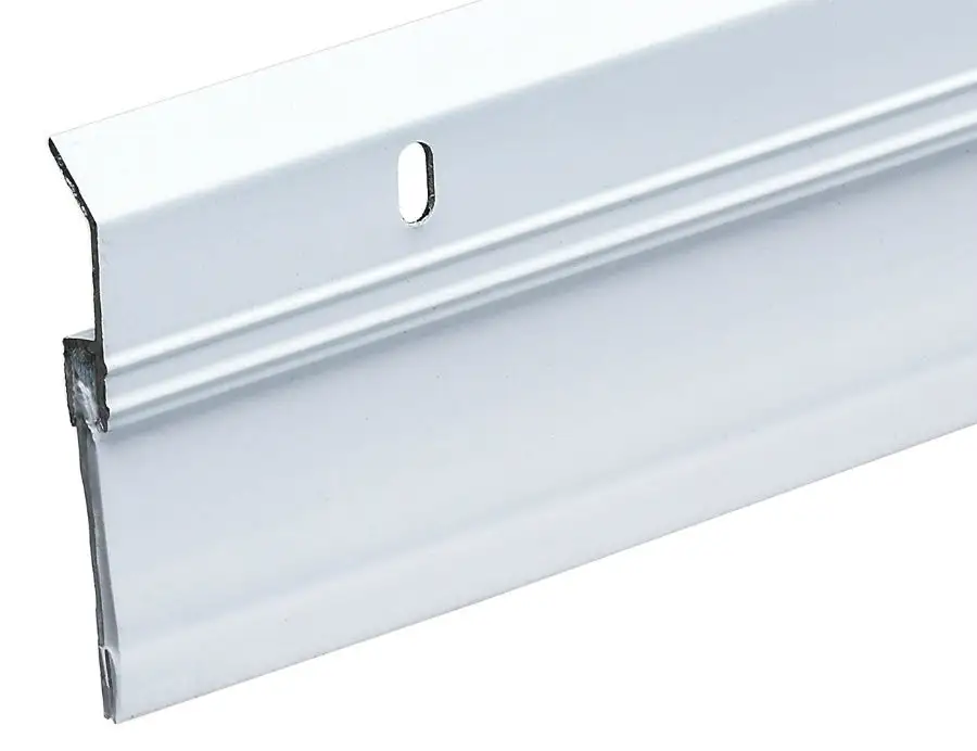 Frost King A82/36W Extra Wide HD Aluminum & Vinyl Door Sweep 2-3/8x36 White