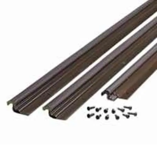 M-D Building Products 87783 36x84 Bronze Vinyl Clad Foam Aluminum Stop Weatherstrip