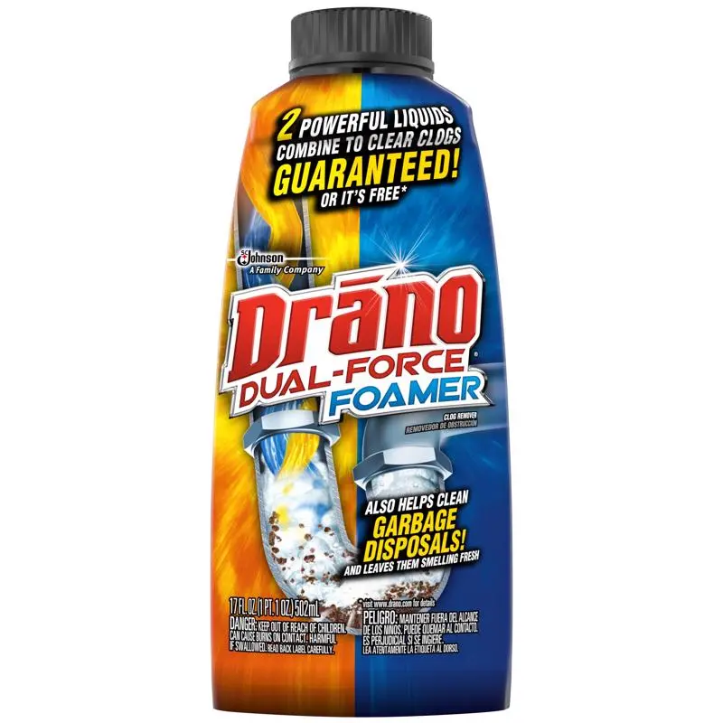 Sc Johnson Drano Professional Strength Foamer Clog Remover Pack 8