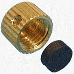 3/8 DRAIN CAP - Heavy Duty Plastic Drain Cover Plumbing and Outdoor Use B u0026 K Industries
