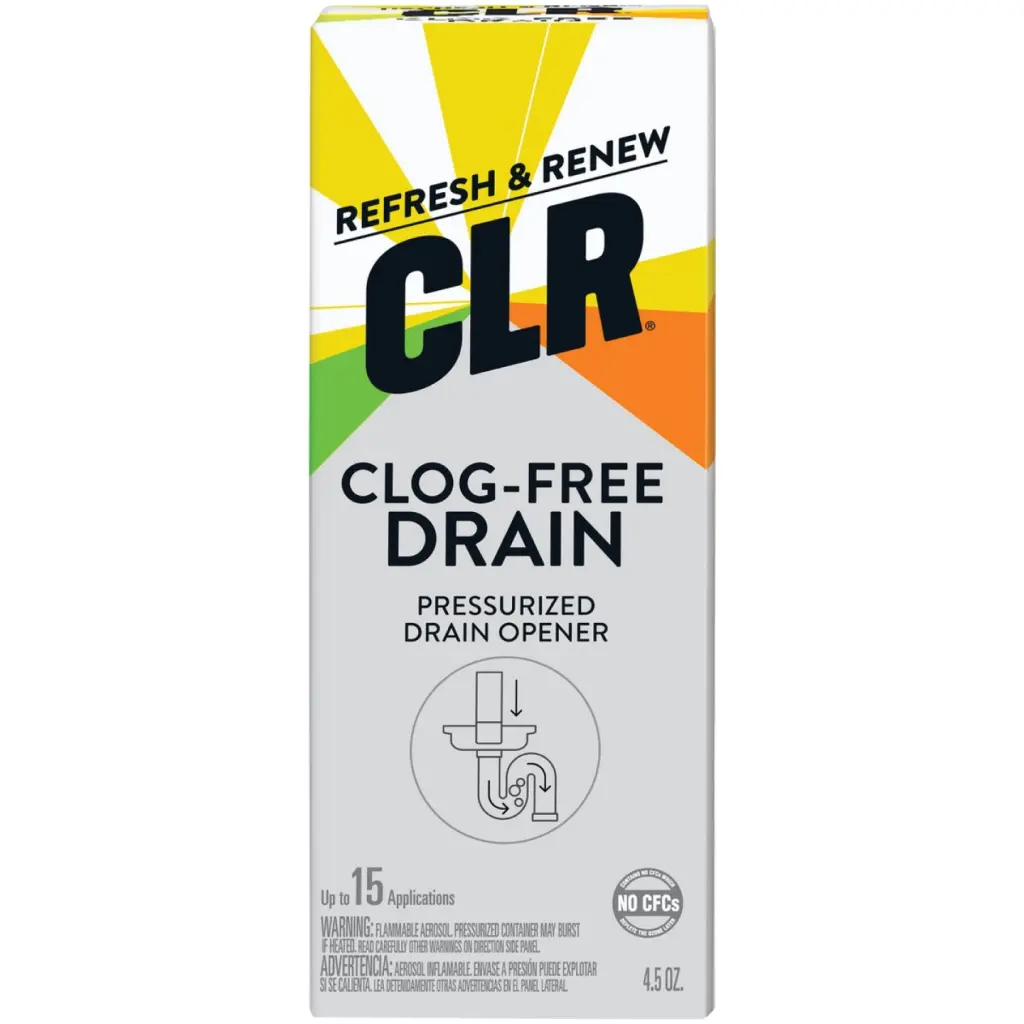 CLR Clog Free Drain 4.5 Oz Air-Pressure Drain Opener Clogs
